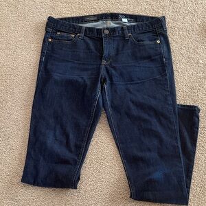 J. Crew Matchstick Denim in Deep Blue